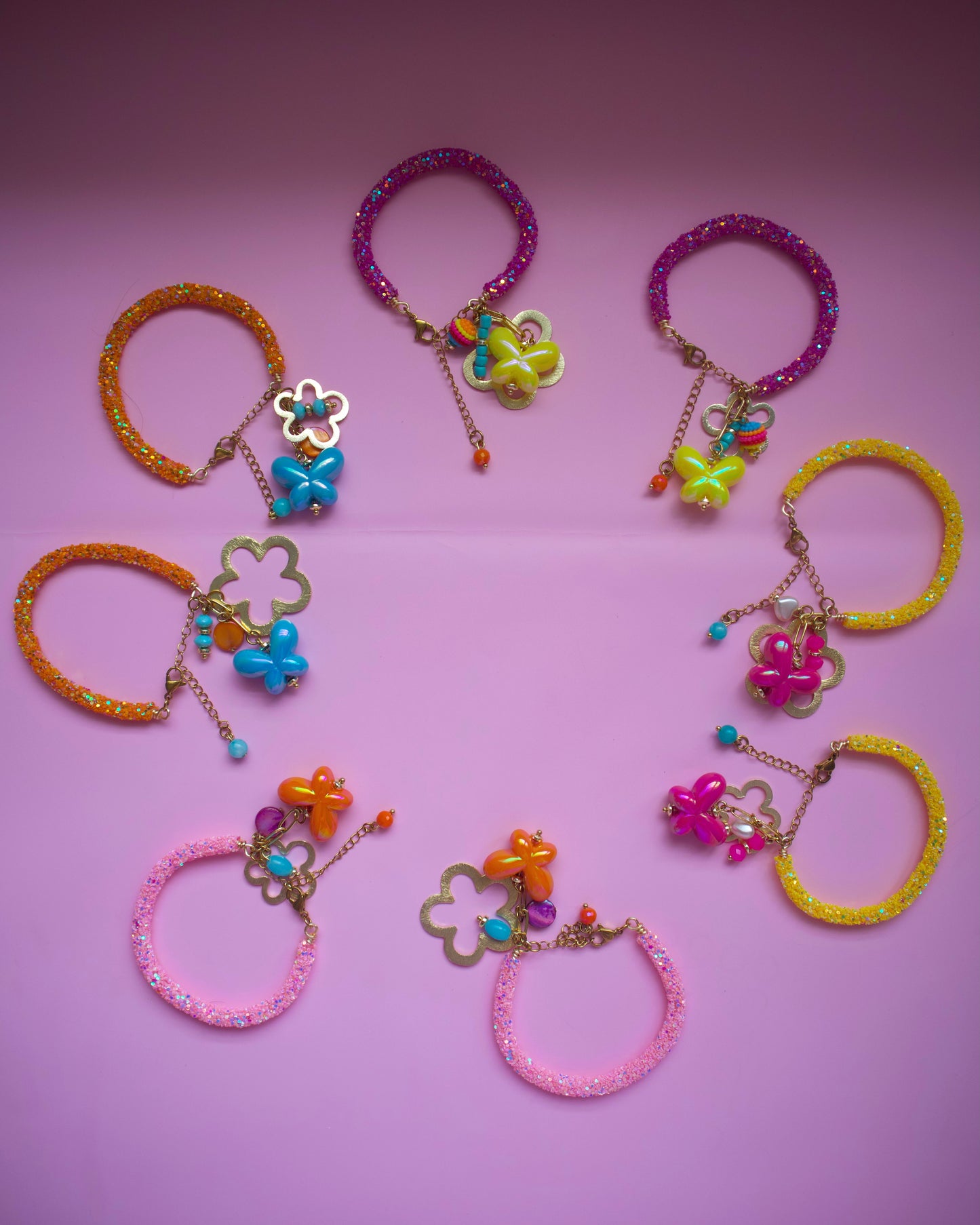 Brillito Flower Bracelets
