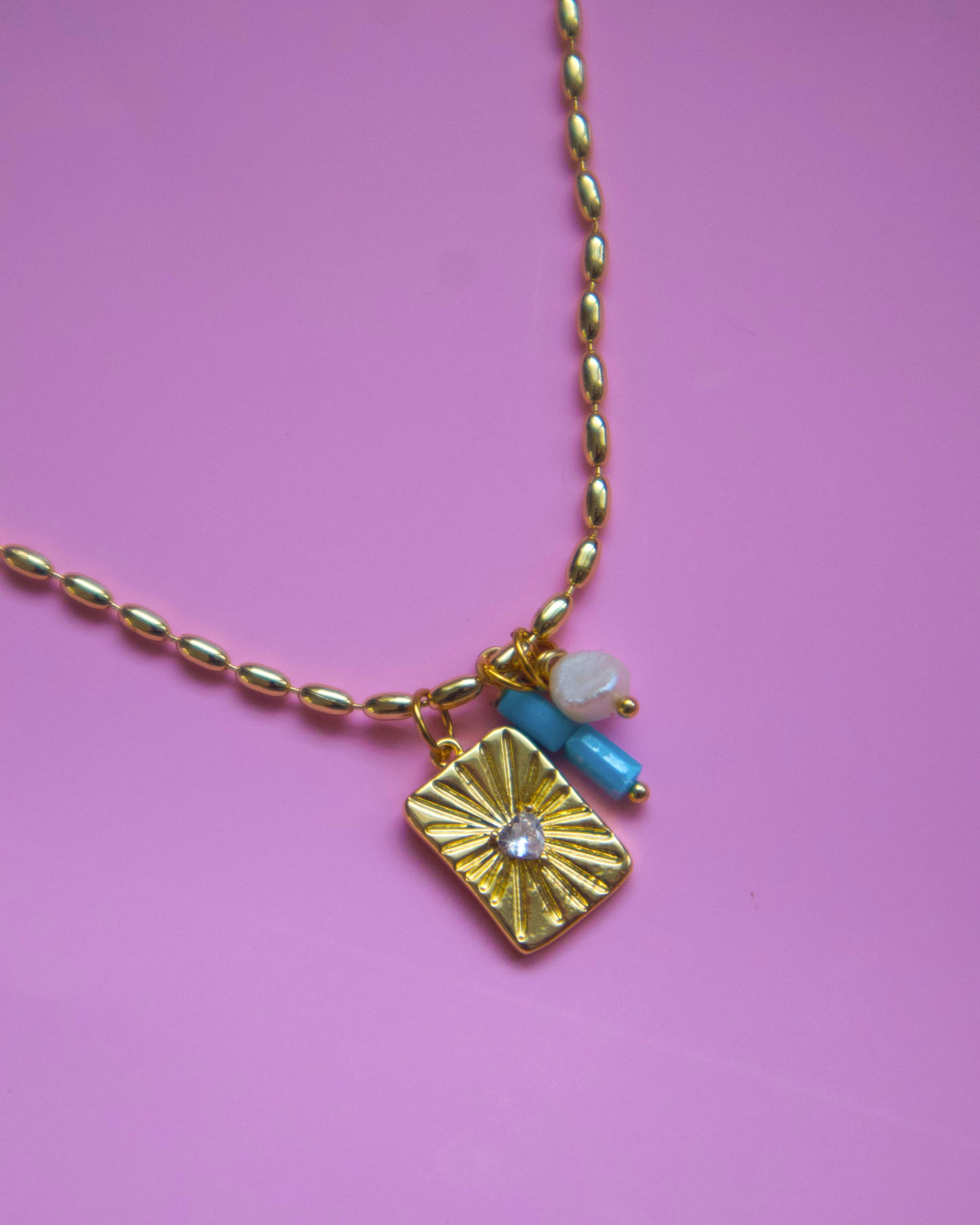 Medallita Heart Chain