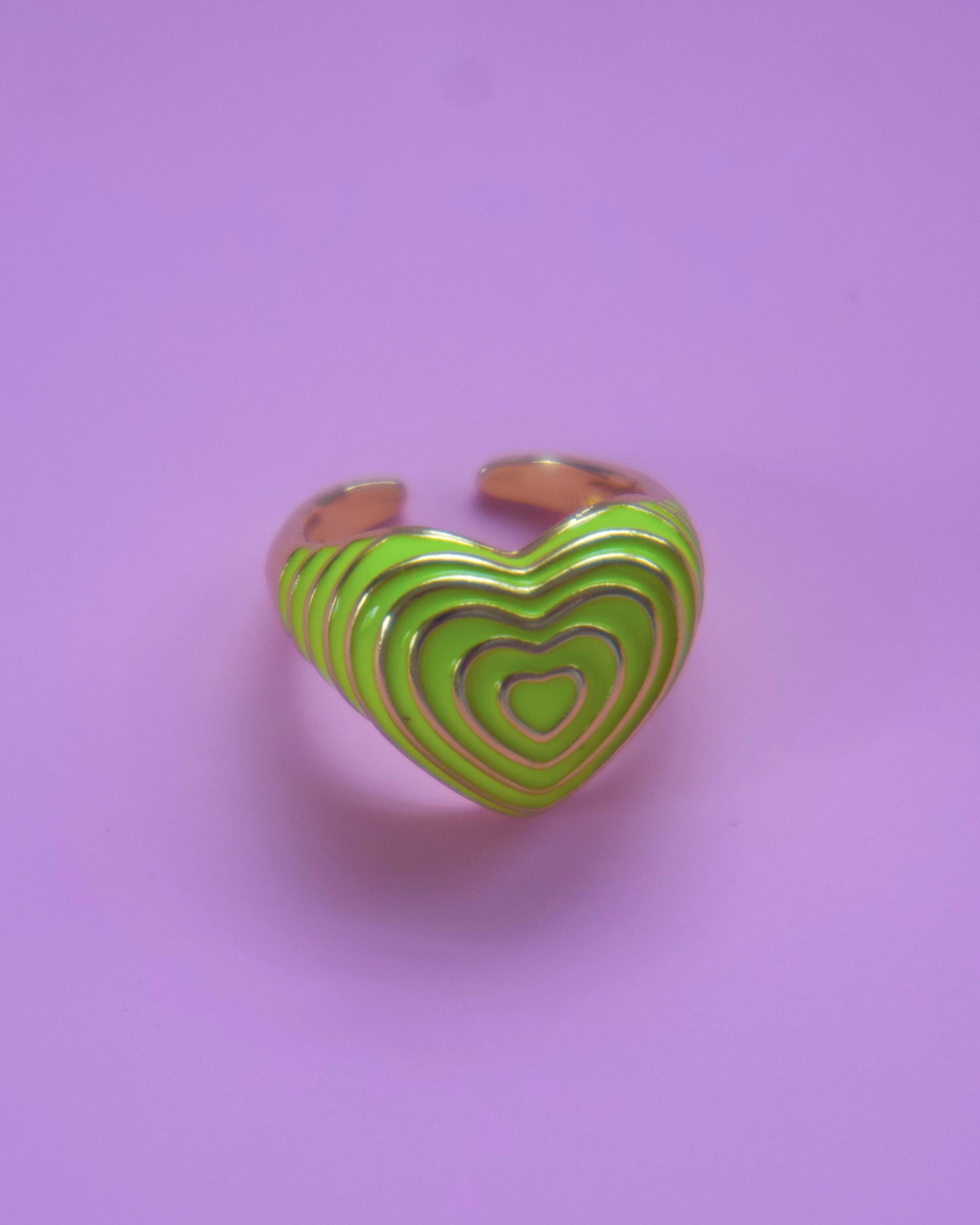 Colorfull Heart Ring