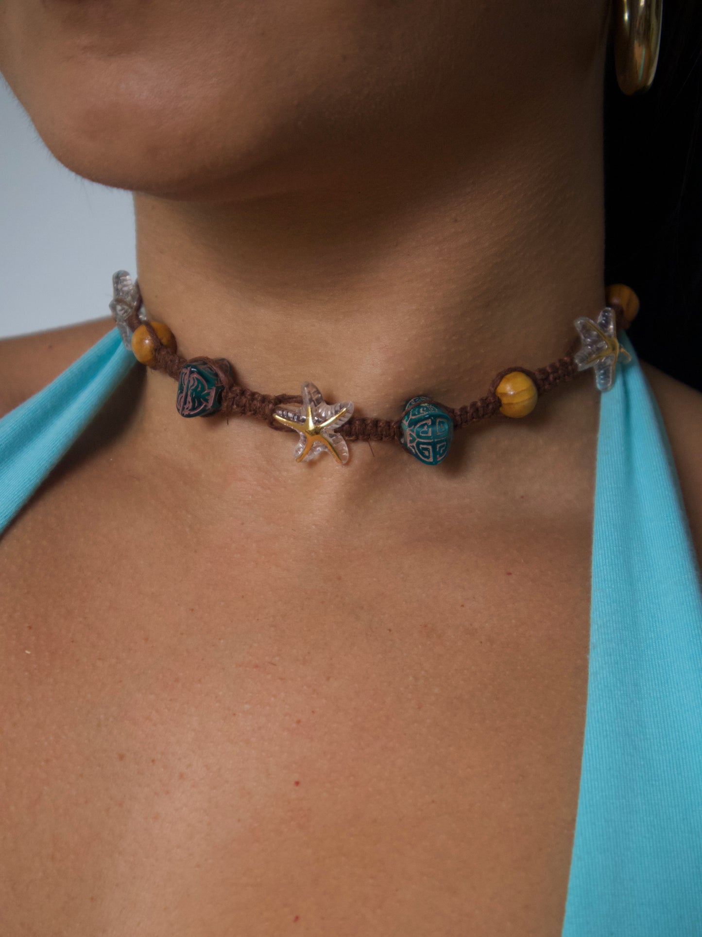 Macramé choker