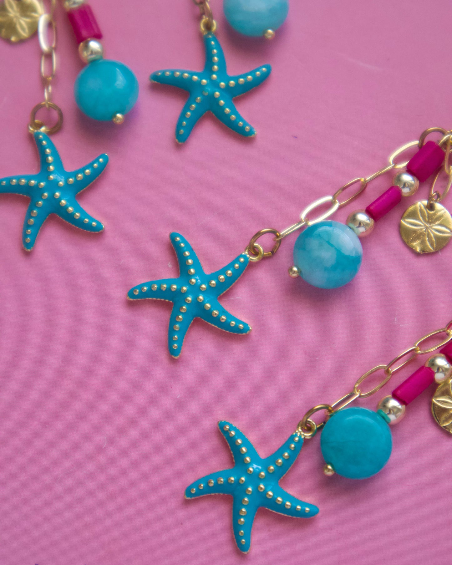 Blue Star Earrings