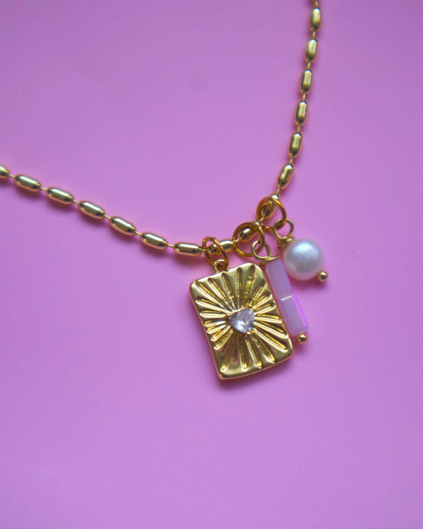 Medallita Heart Chain