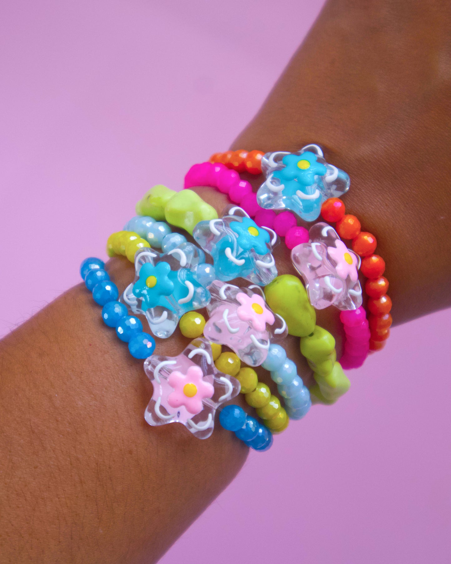 Cristal Flower Bracelets