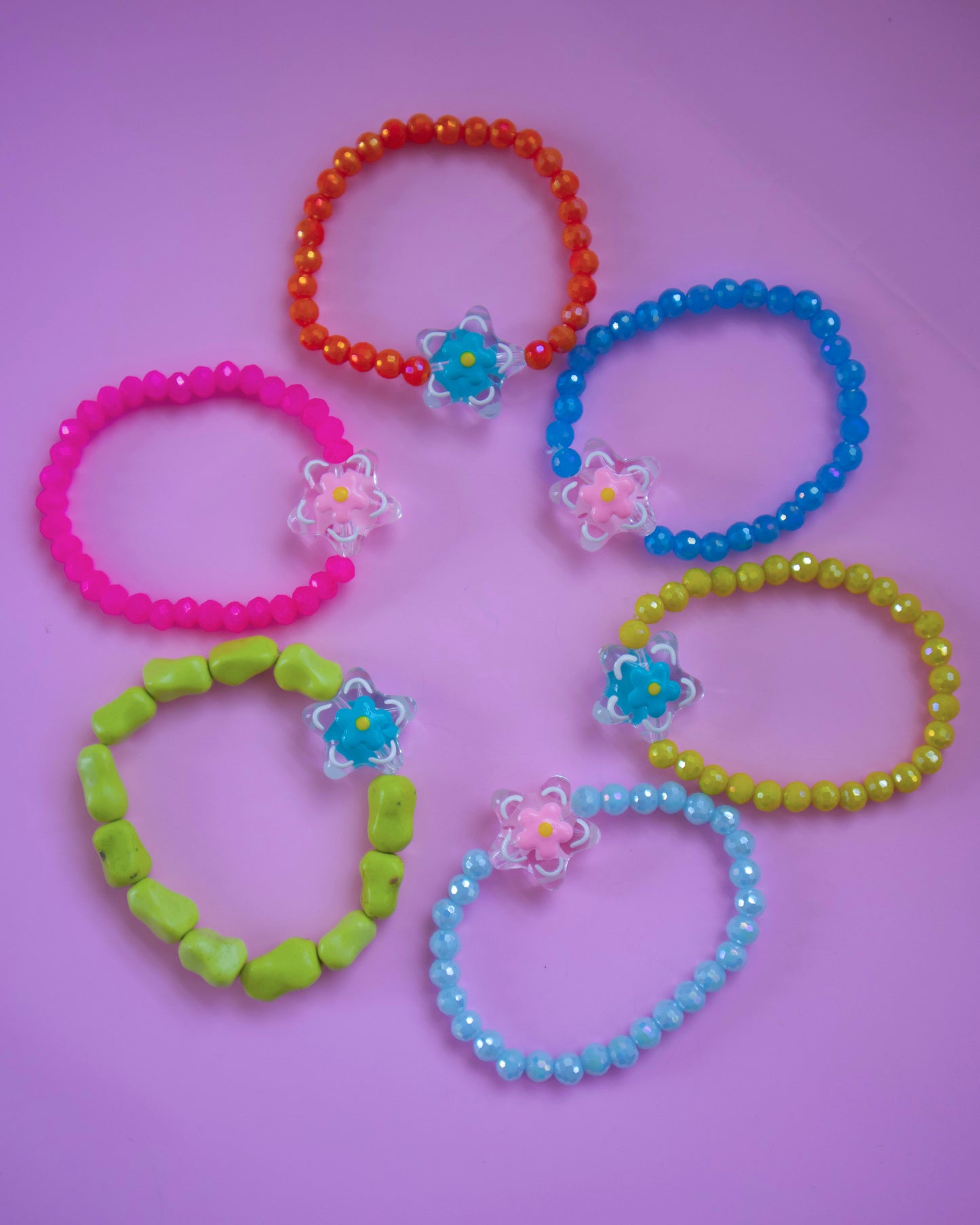 Cristal Flower Bracelets