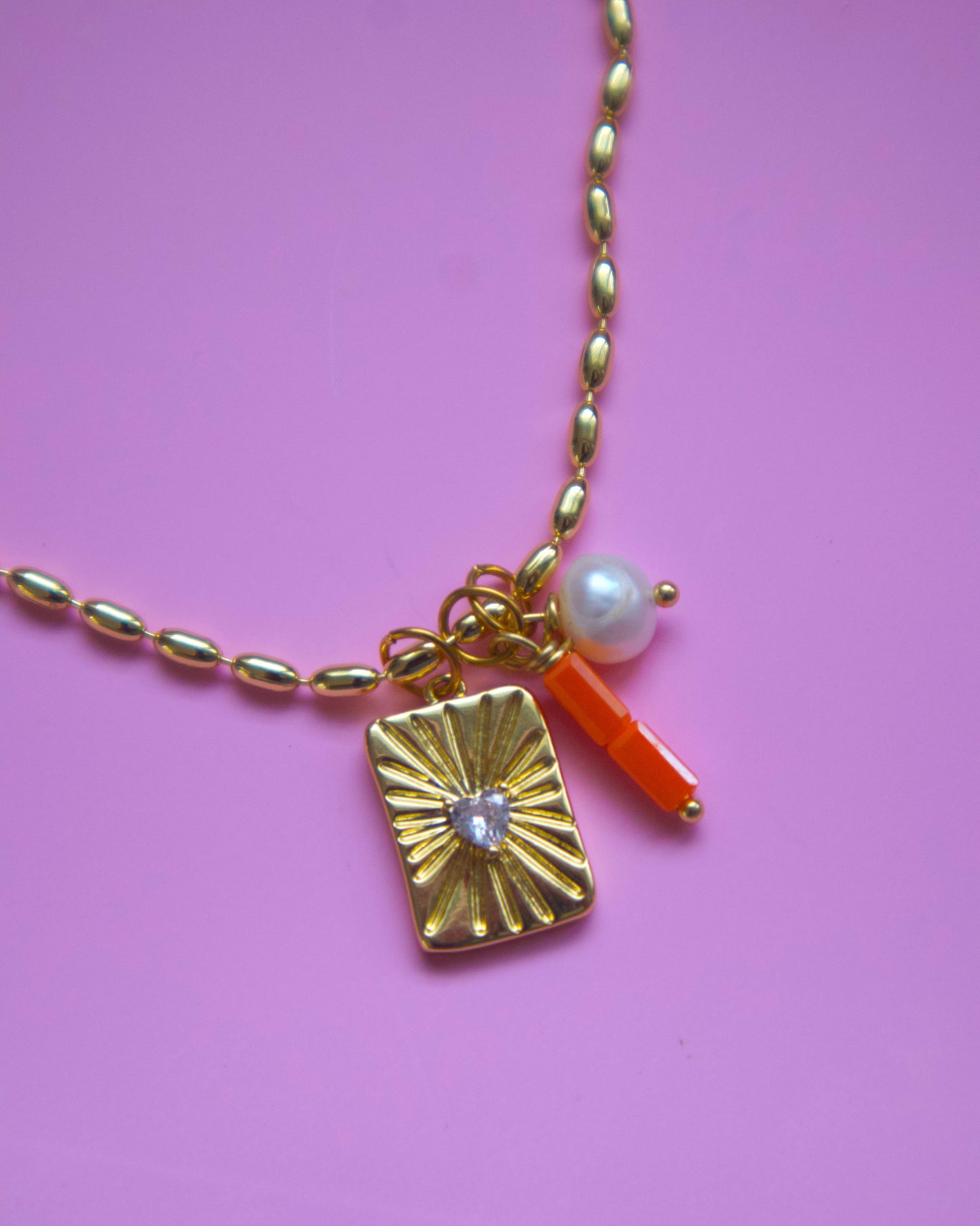 Medallita Heart Chain