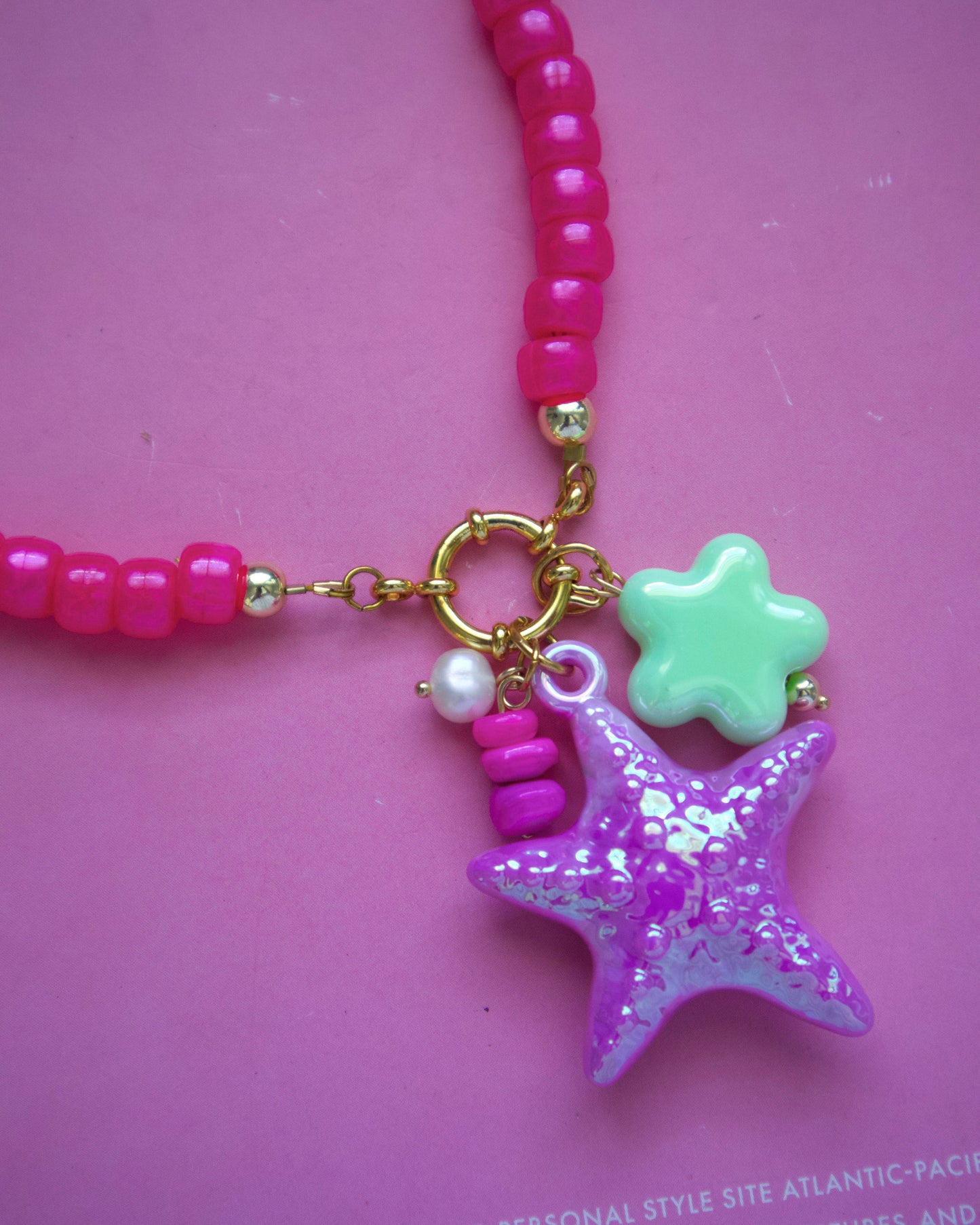 La colorida mar Necklace