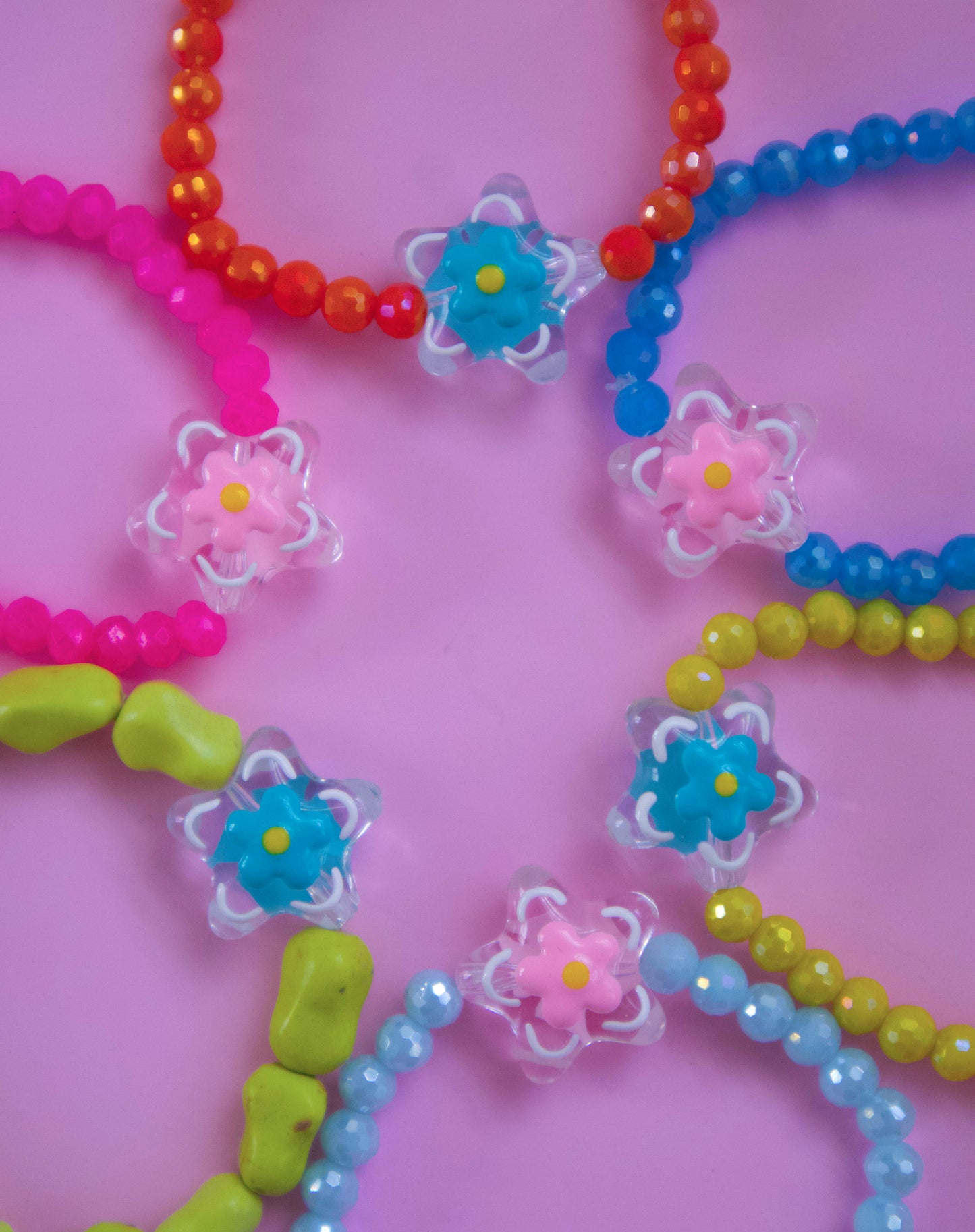 Cristal Flower Bracelets