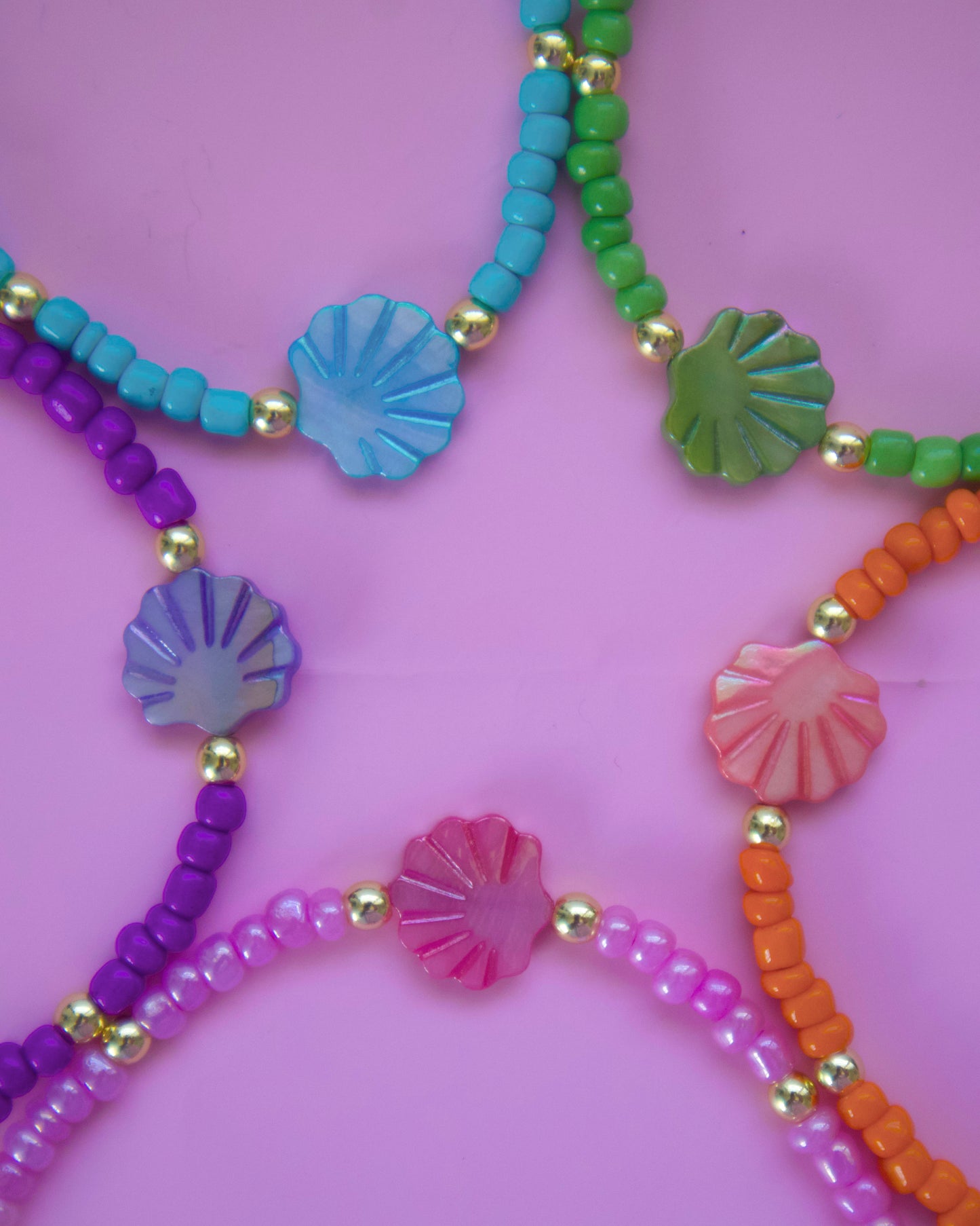 Color Shell hilo Bracelets