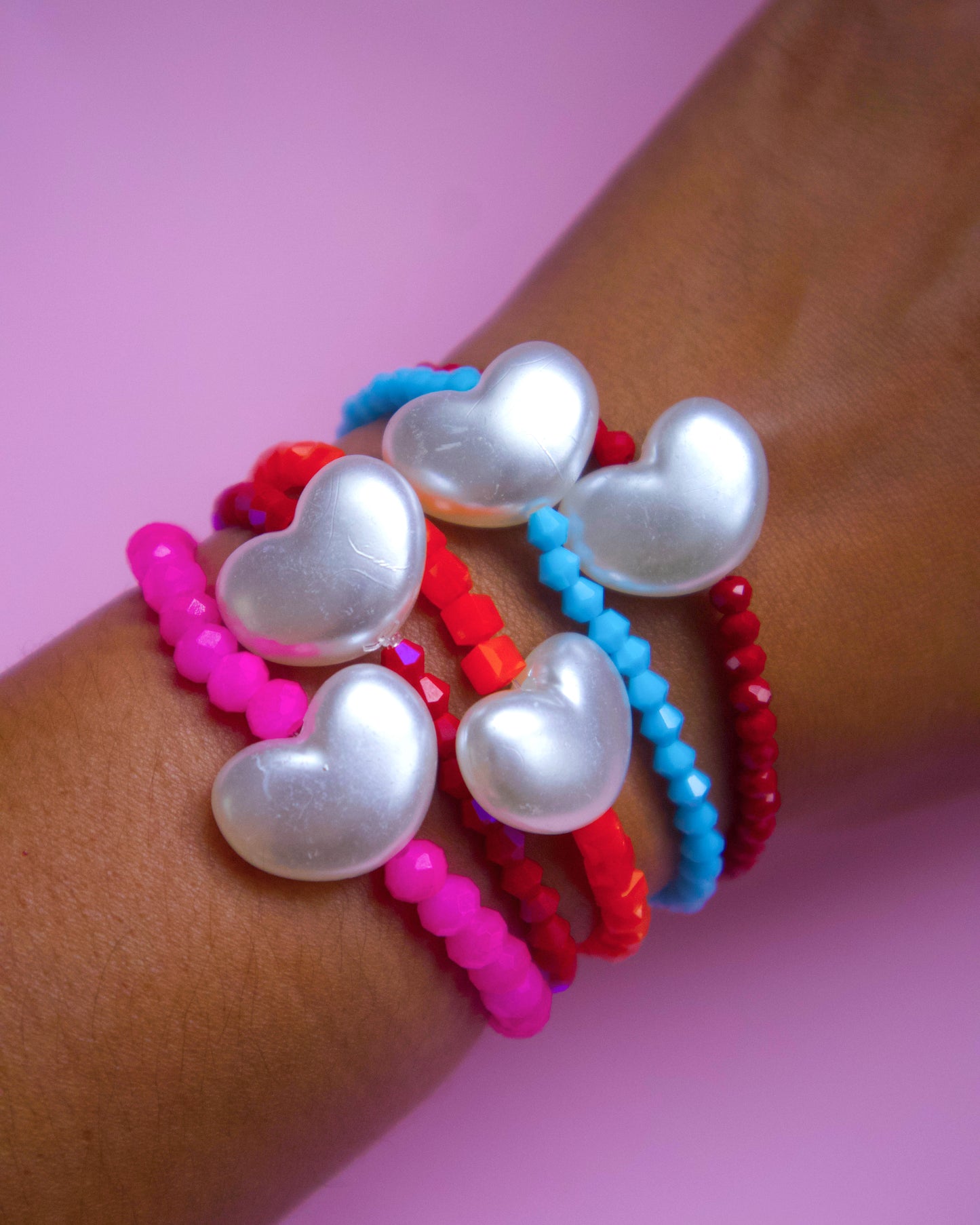 Colorfull Heart Bracelets