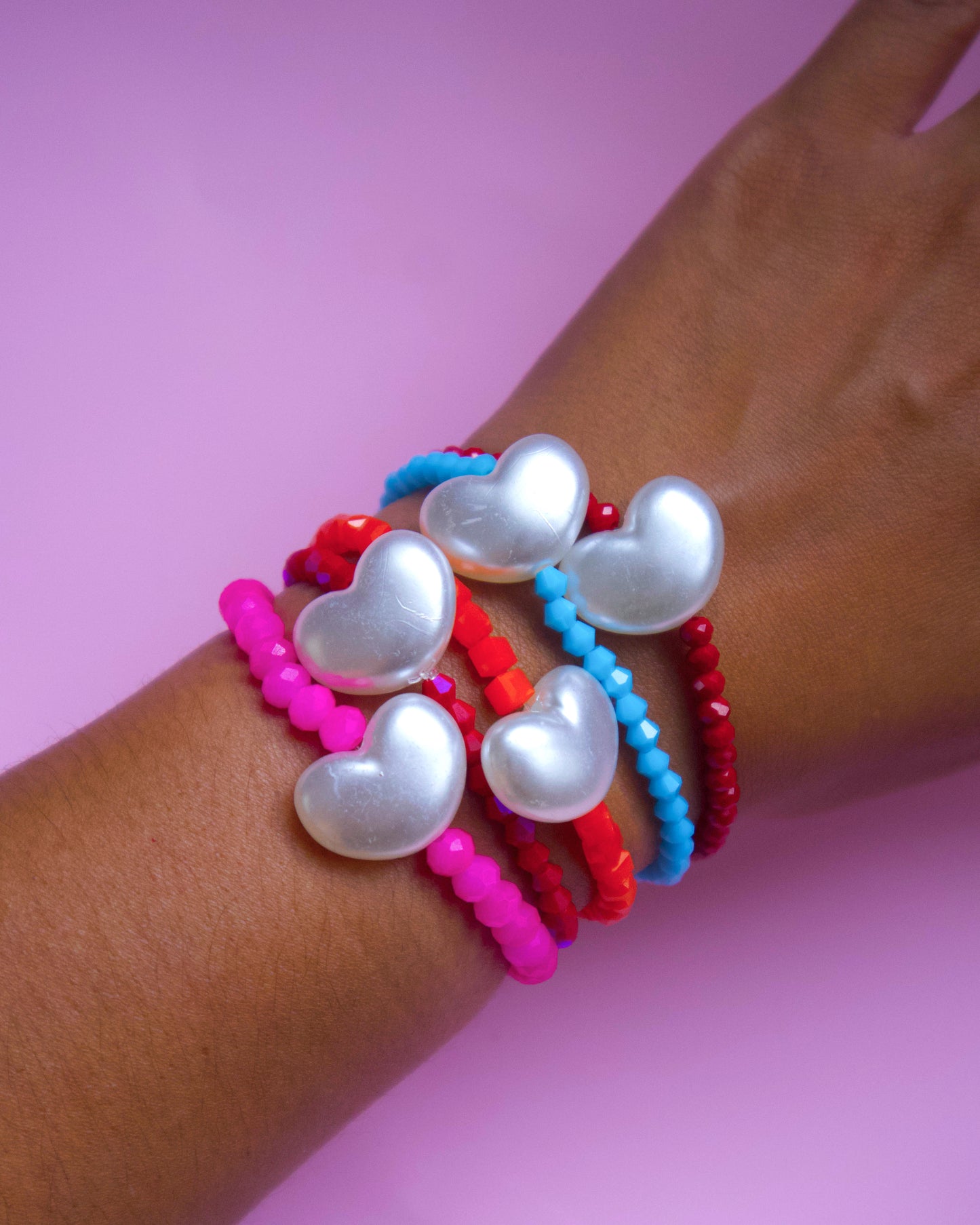 Colorfull Heart Bracelets