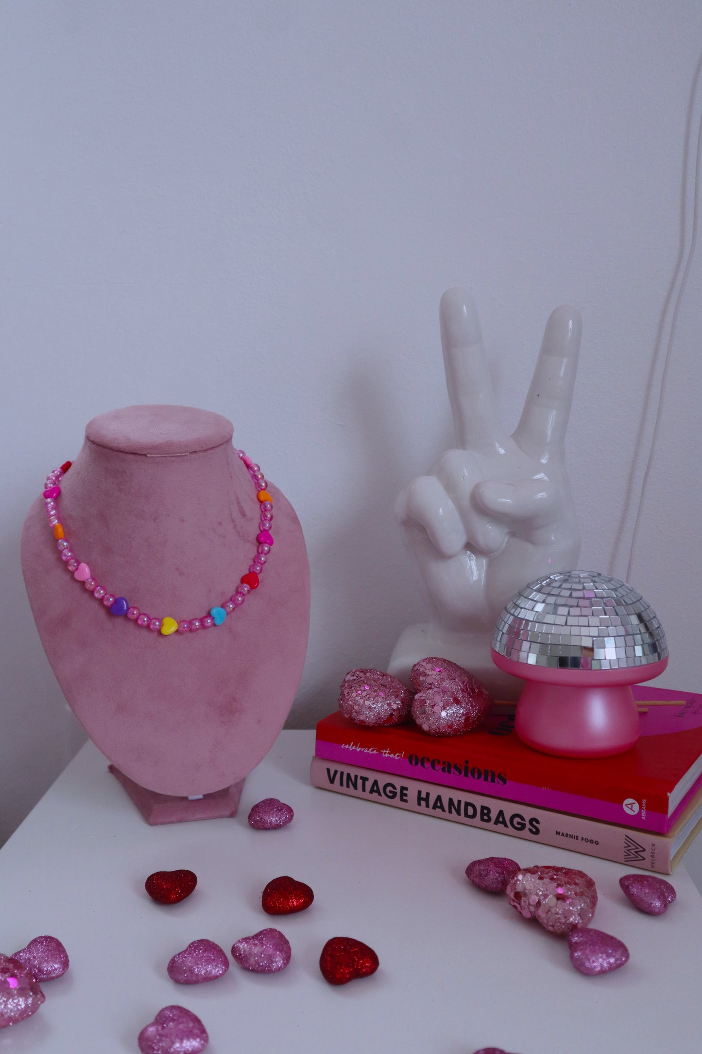 Candy heart choker