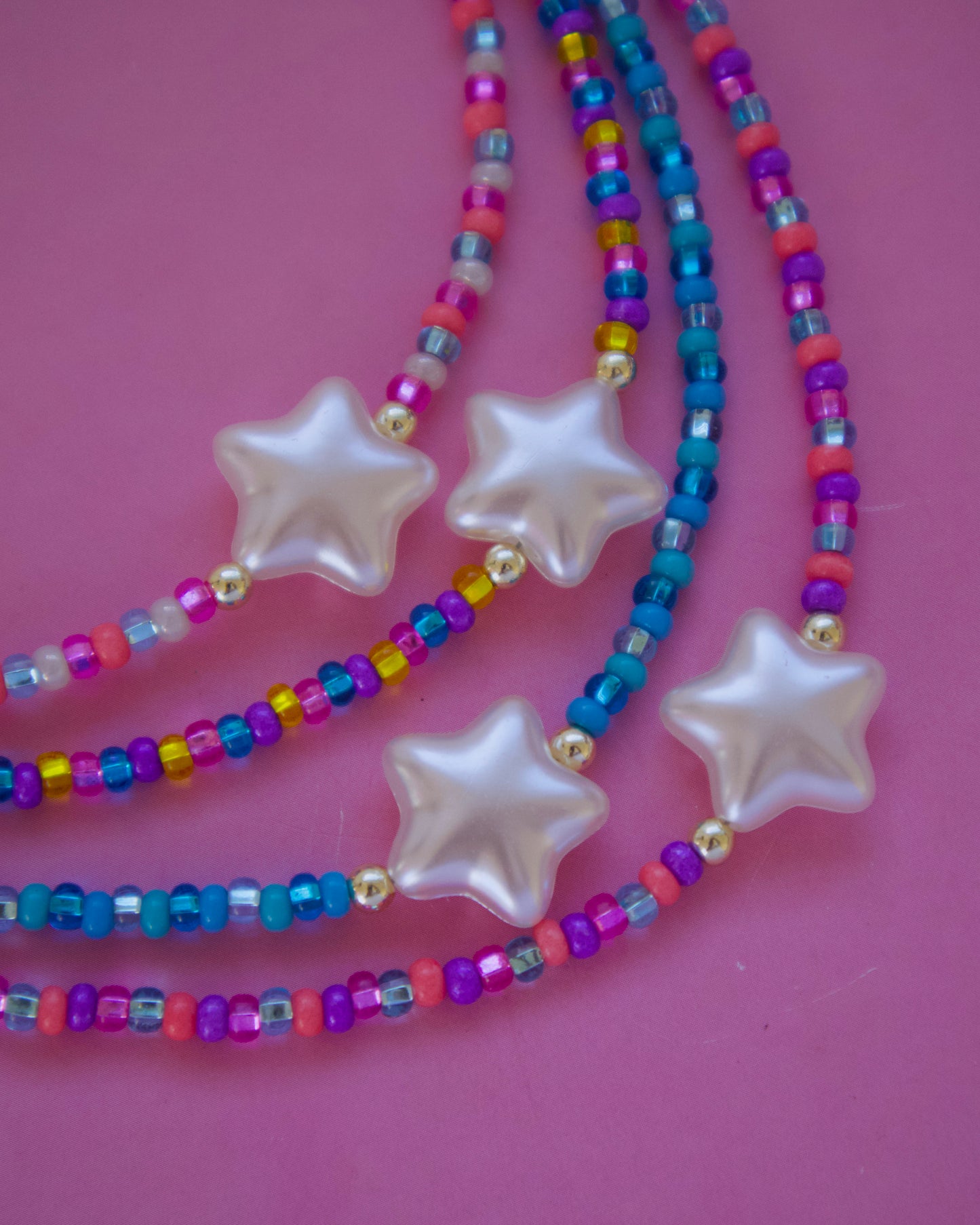 Colorfull pearl star