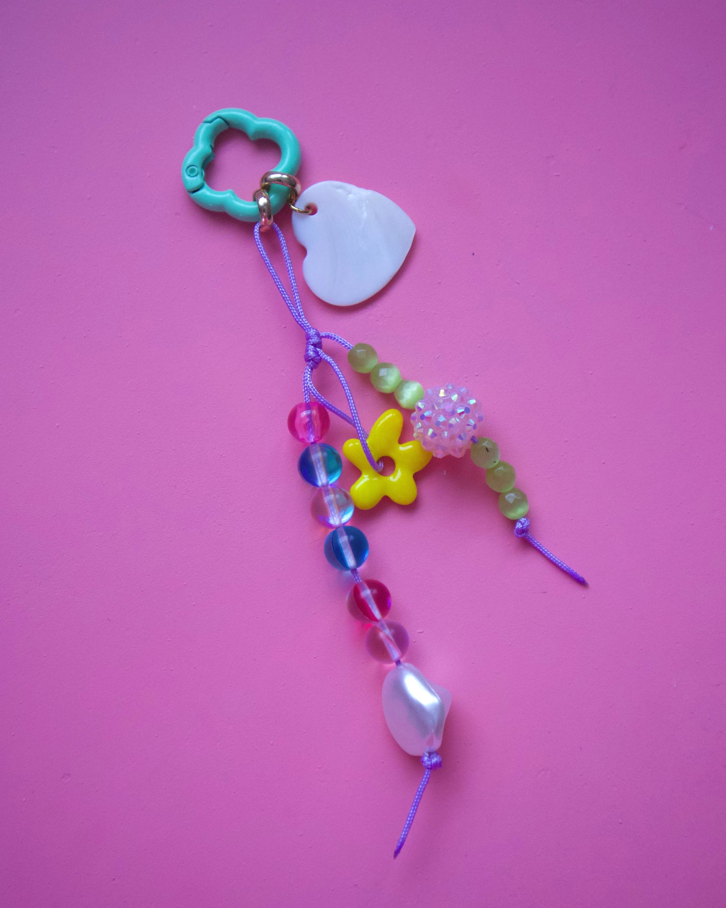 Flower Bag Charm