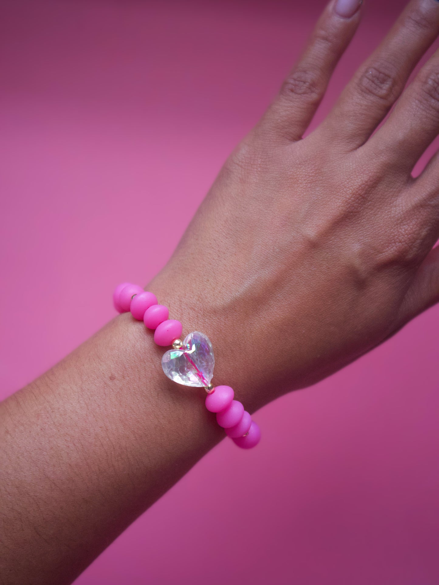 Corazón Brillante Bracelets