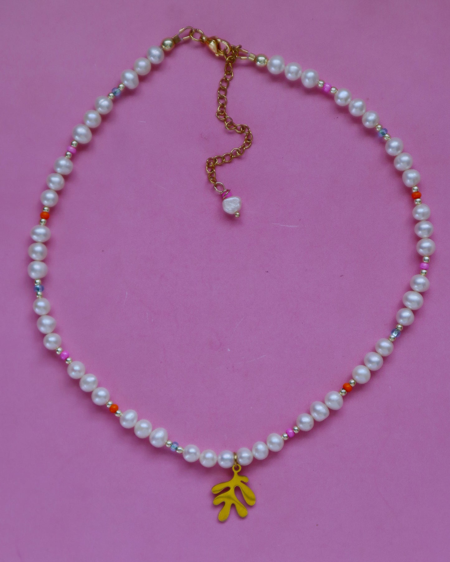 Coral pearls Necklace