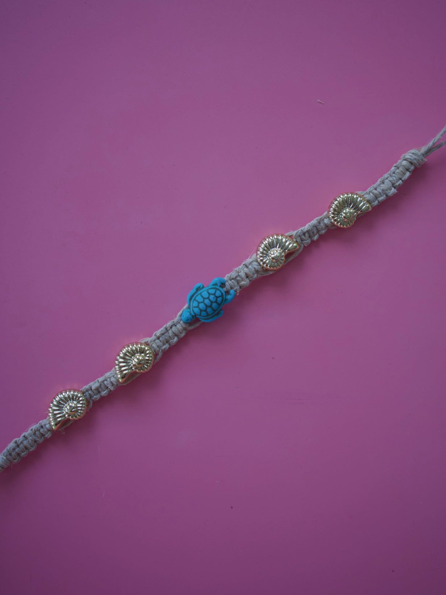 Blue Macramé Choker