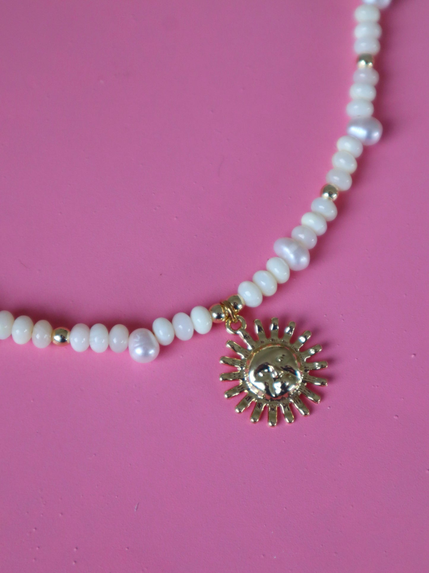 Puka Sun Necklace