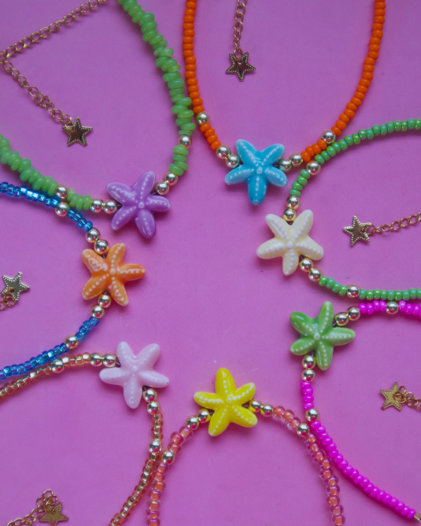 Ceramic star bracelet