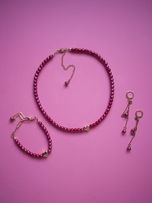 Corazón Rojo Set Estilo 1