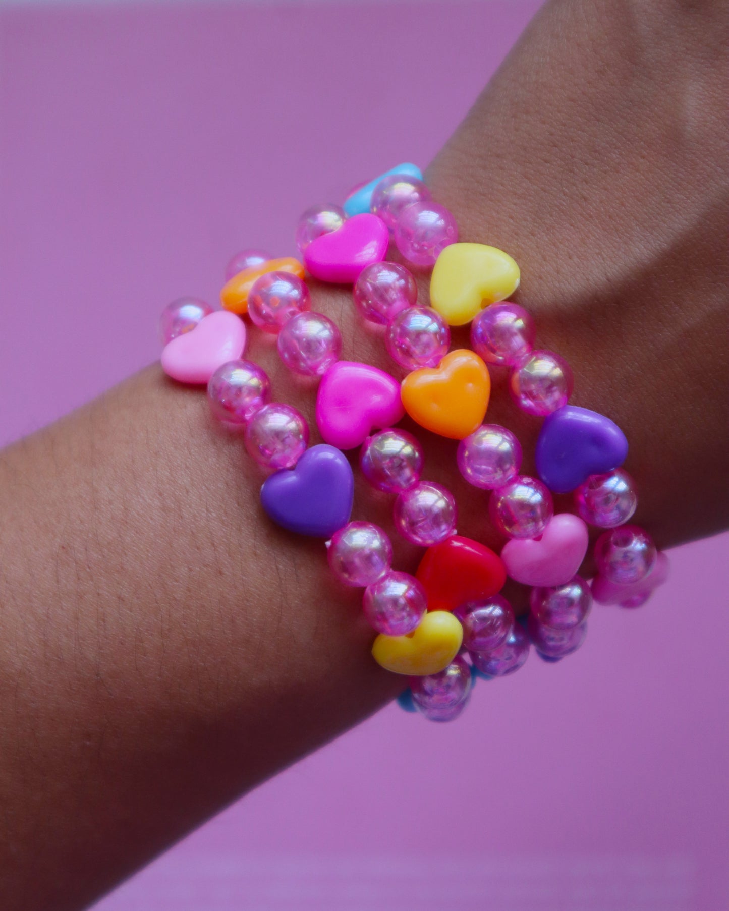 Candy hearts bracelets