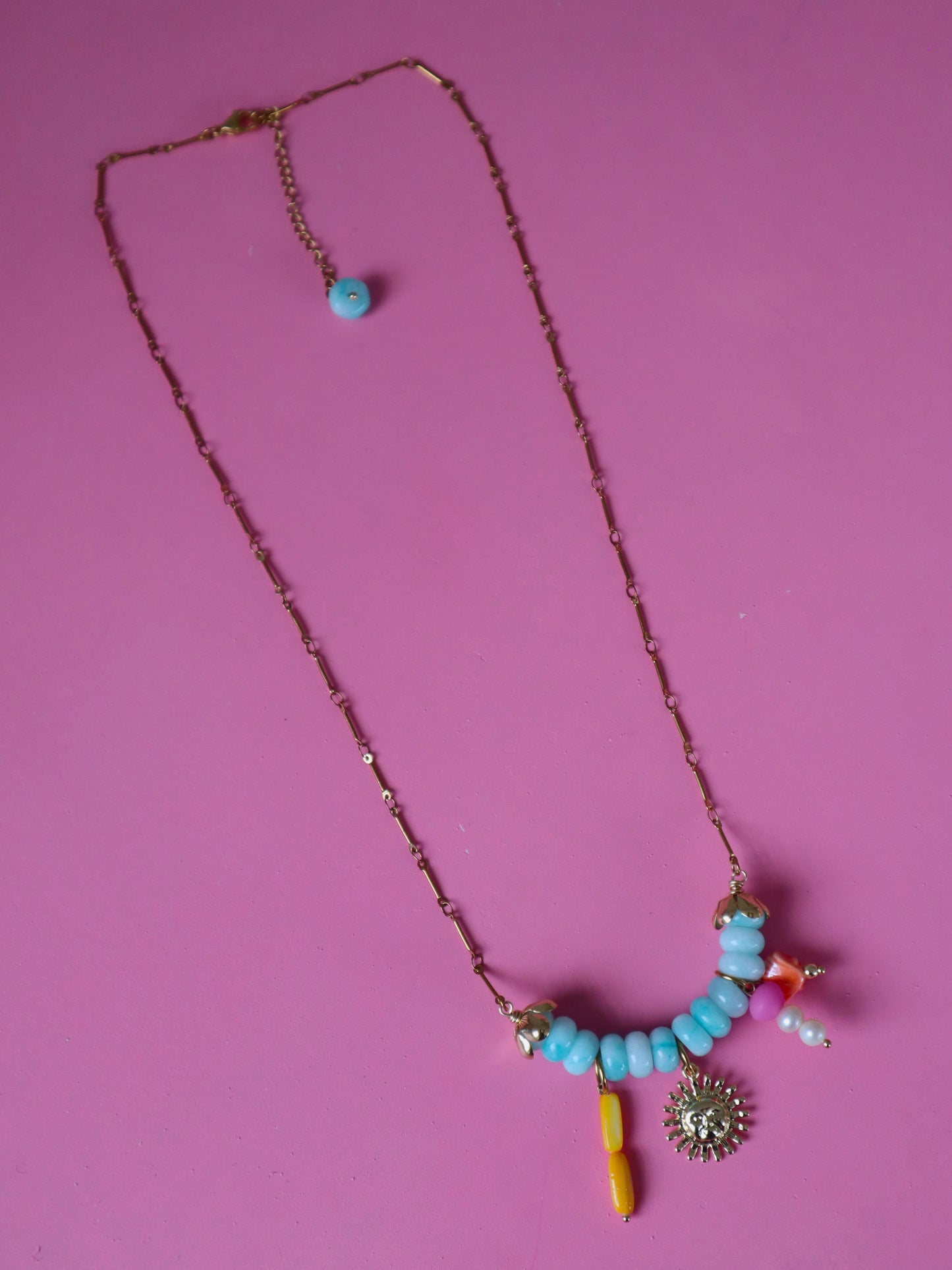 Blue Sun Necklace