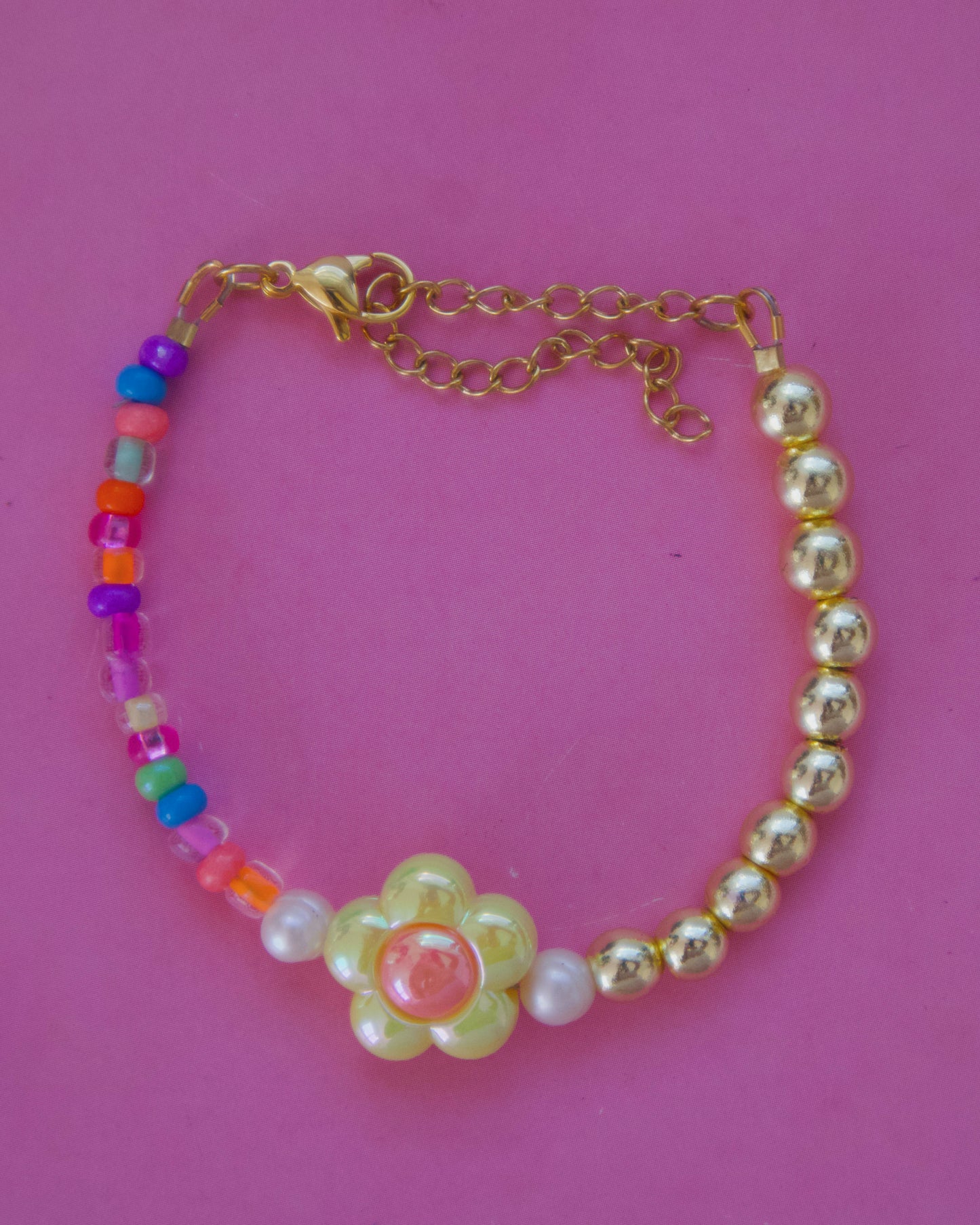 Color Flower Bracelets