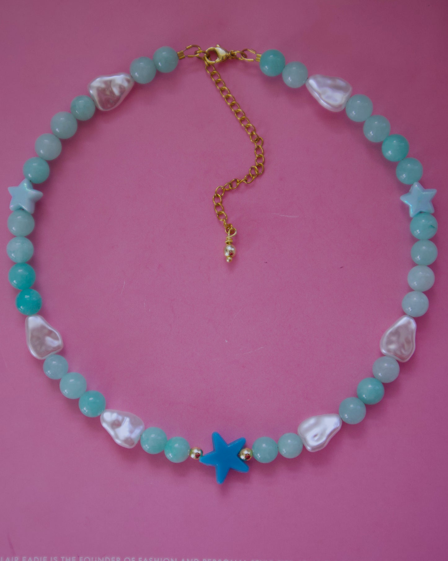 Aqua stars choker