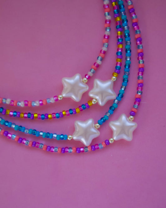 Colorfull pearl star