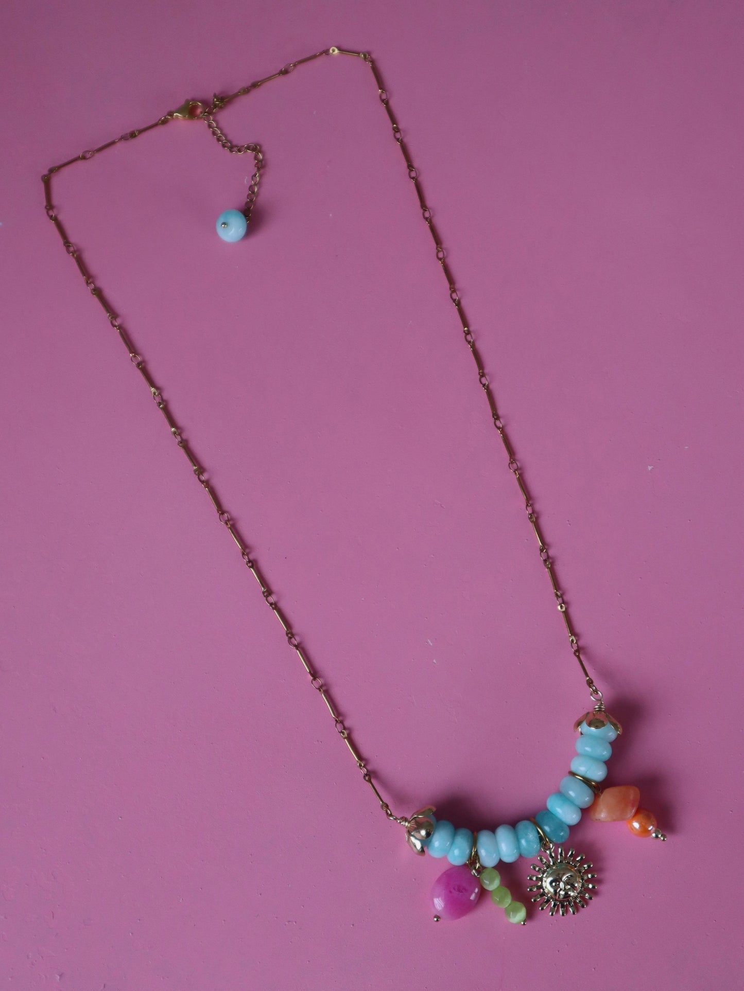 Blue Sun Necklace
