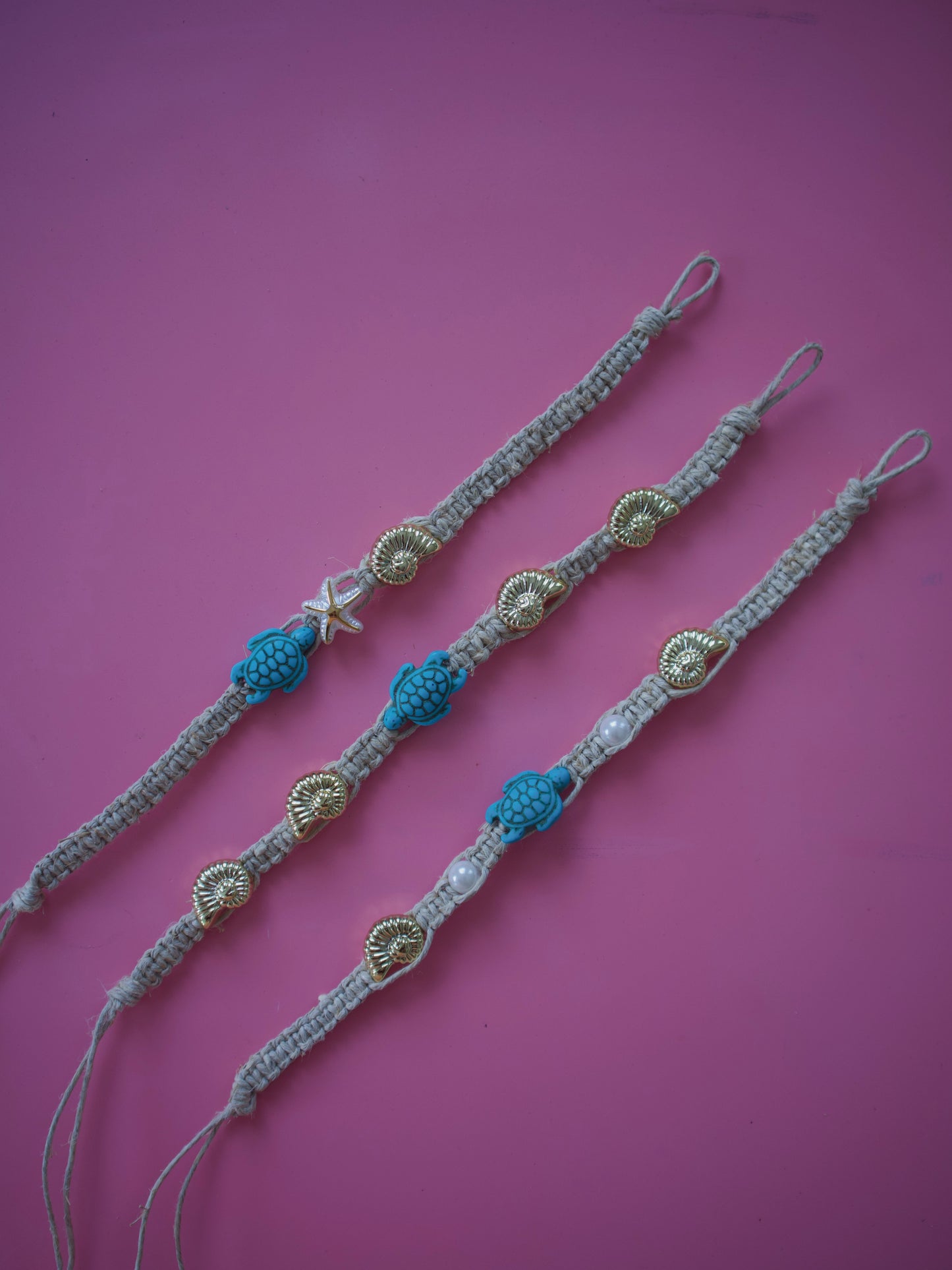 Blue Macramé Choker