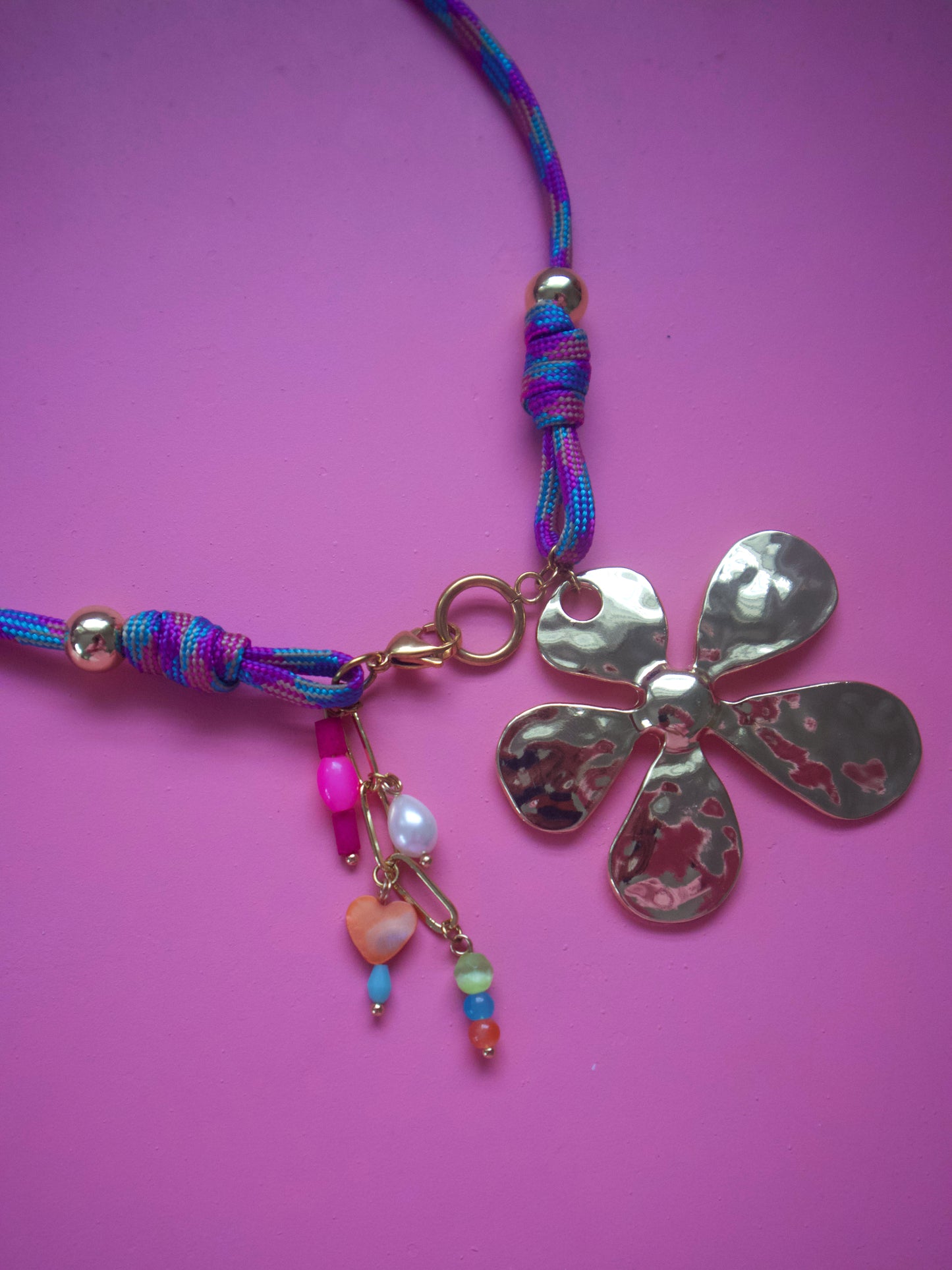 Hippie Flower Necklace