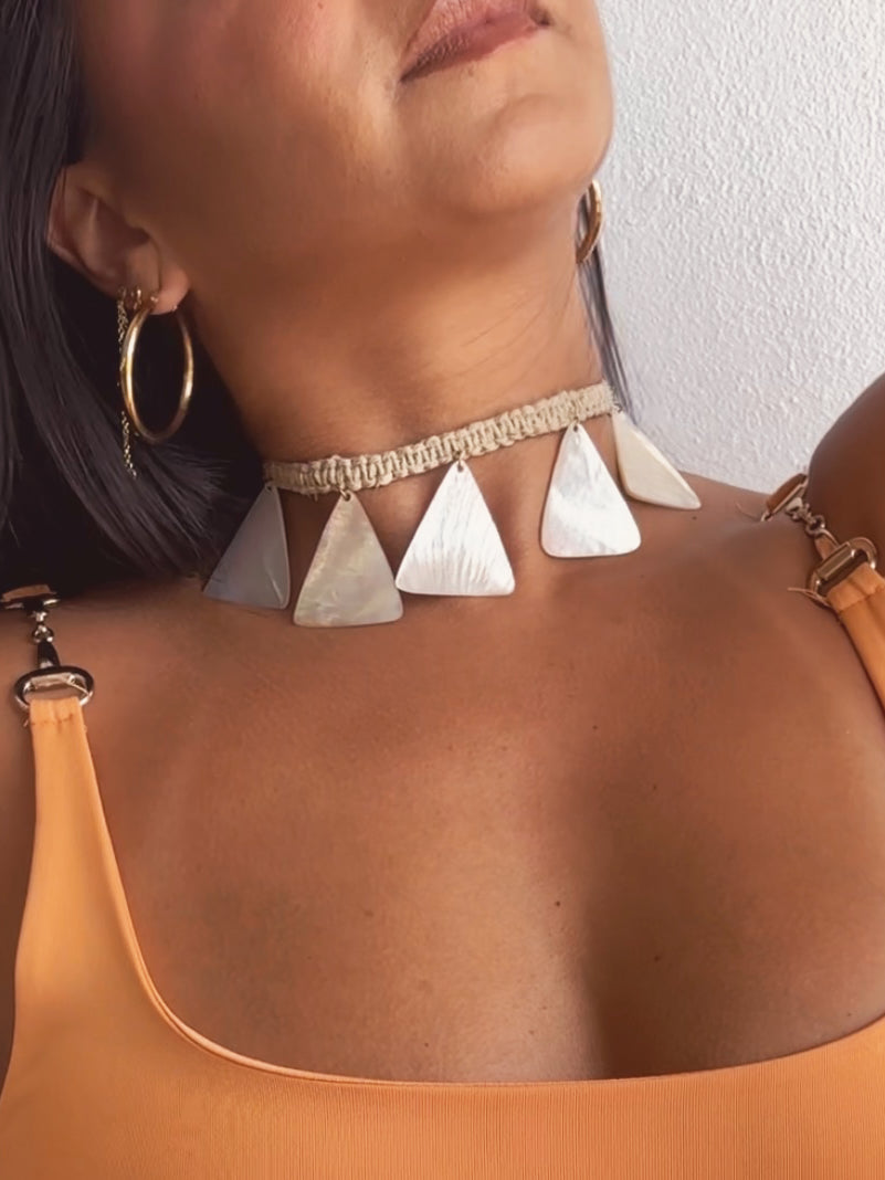 Taina Macramé Choker