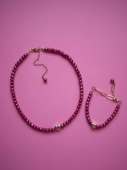 Corazón Rojo Set Estilo 2