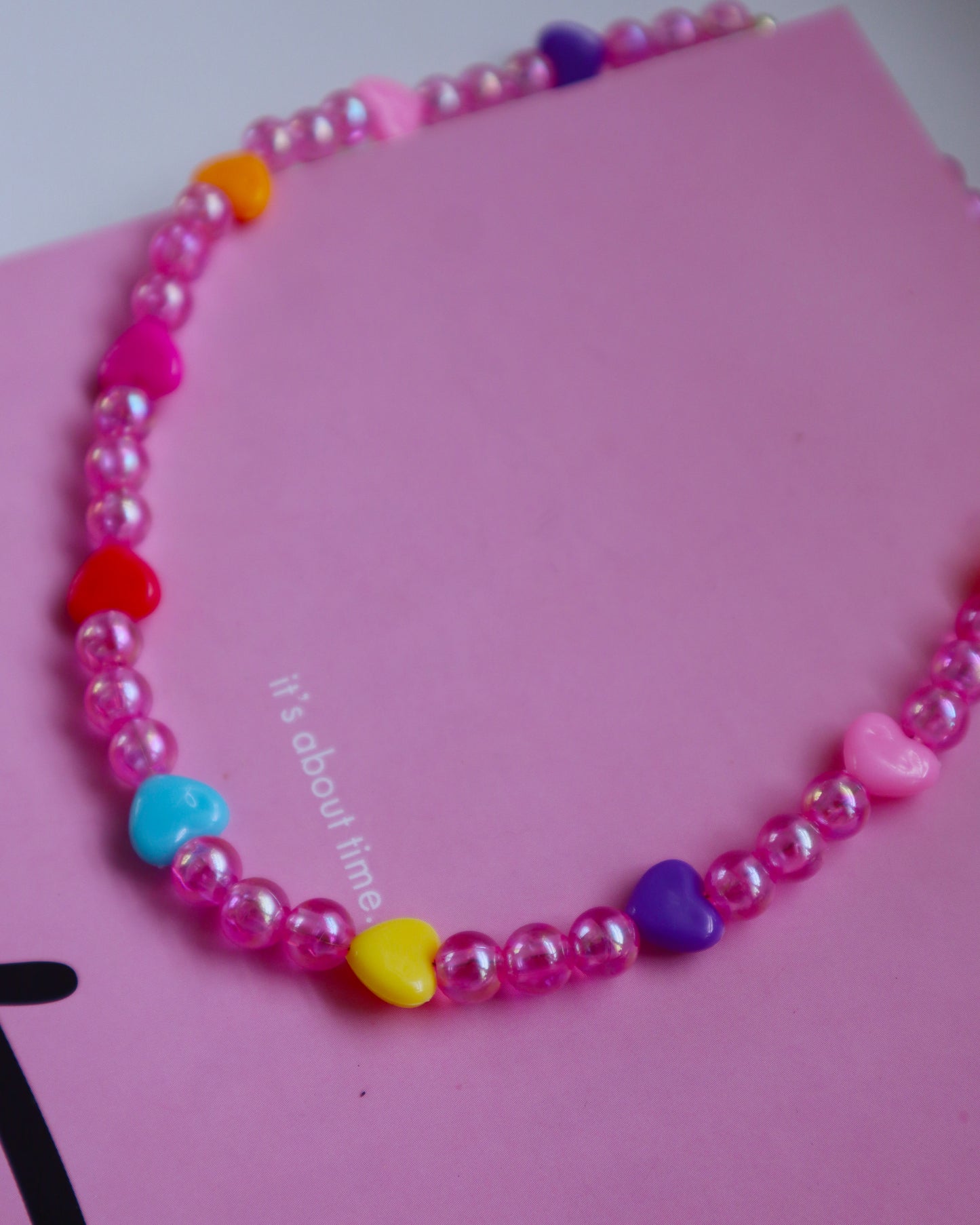 Candy heart choker