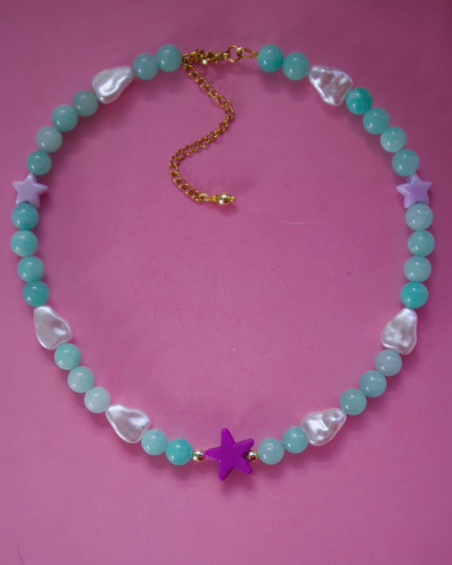 Aqua stars choker