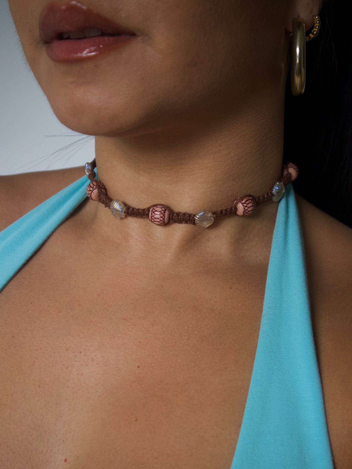Macramé choker