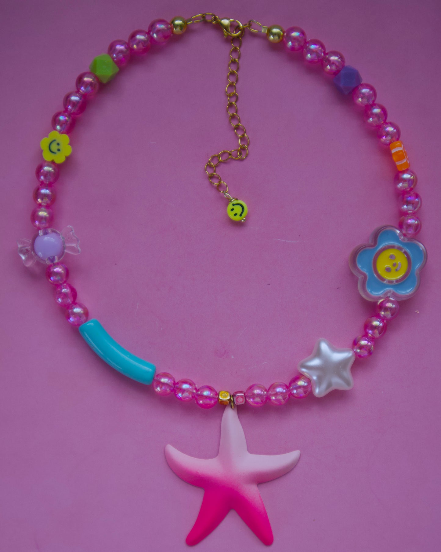 Pink Star Choker