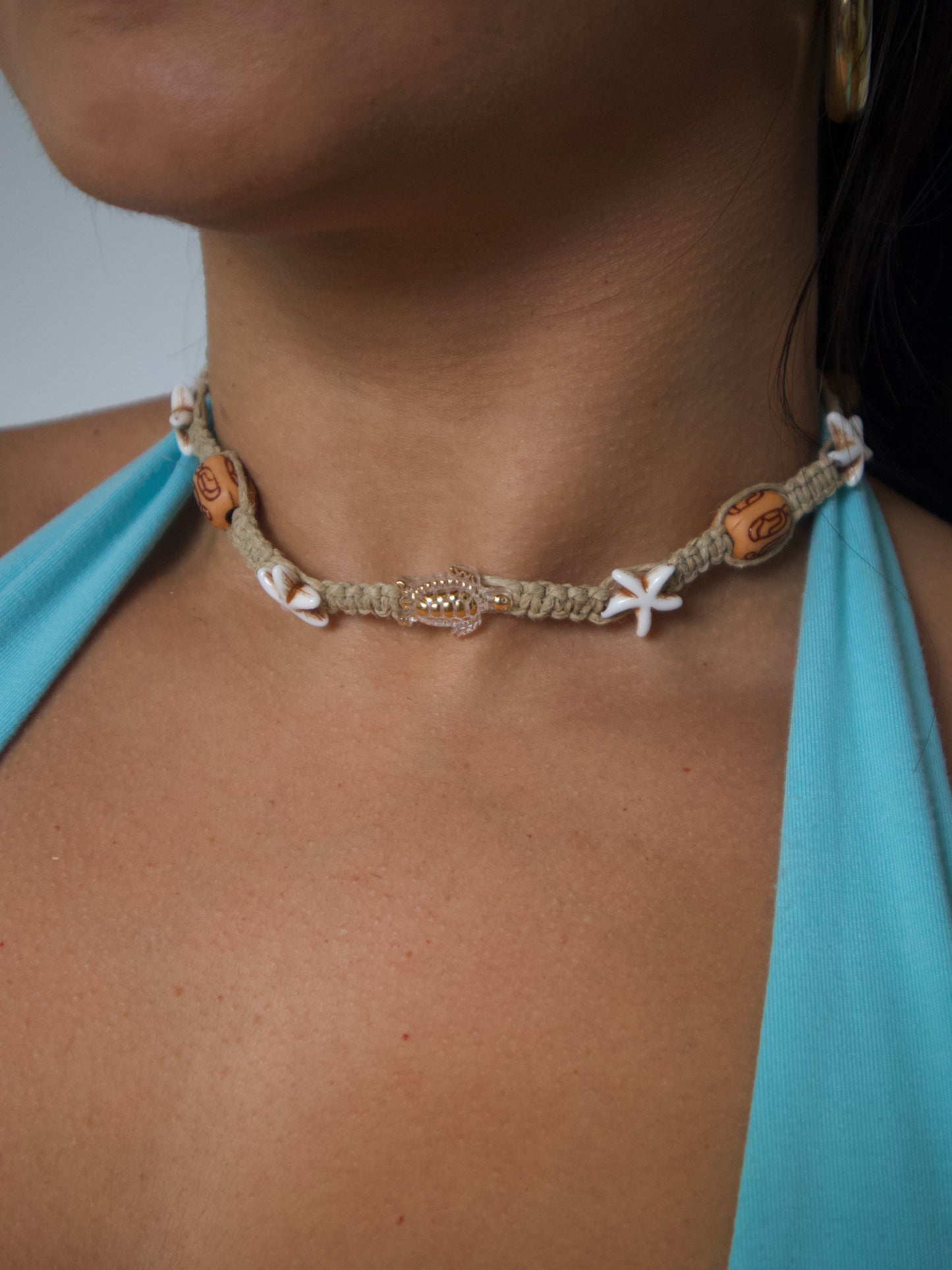 Macramé choker
