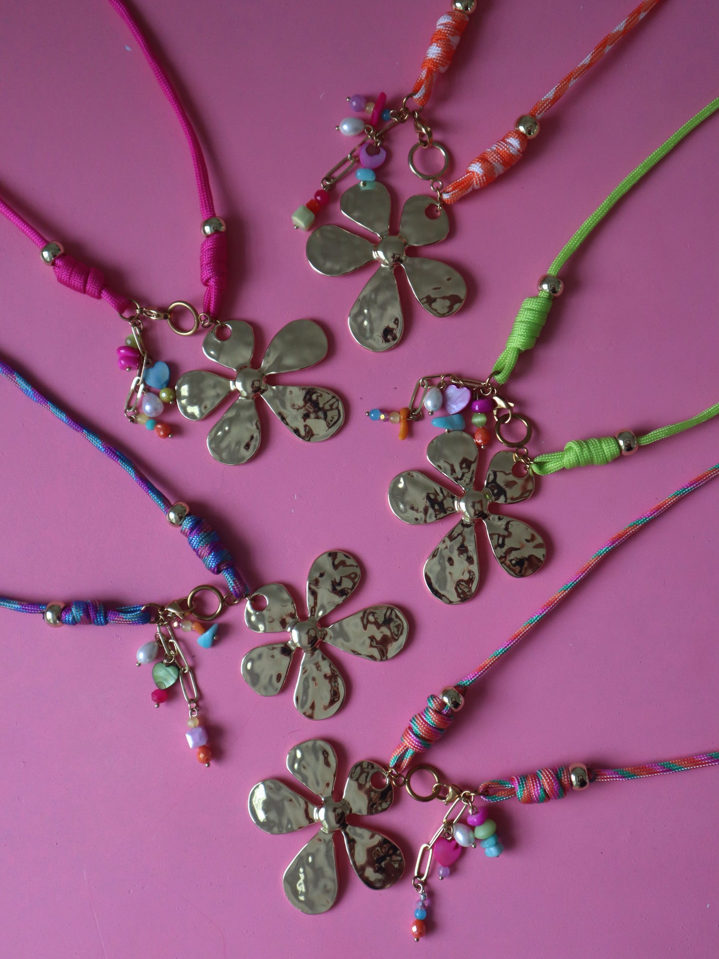 Hippie Flower Necklace