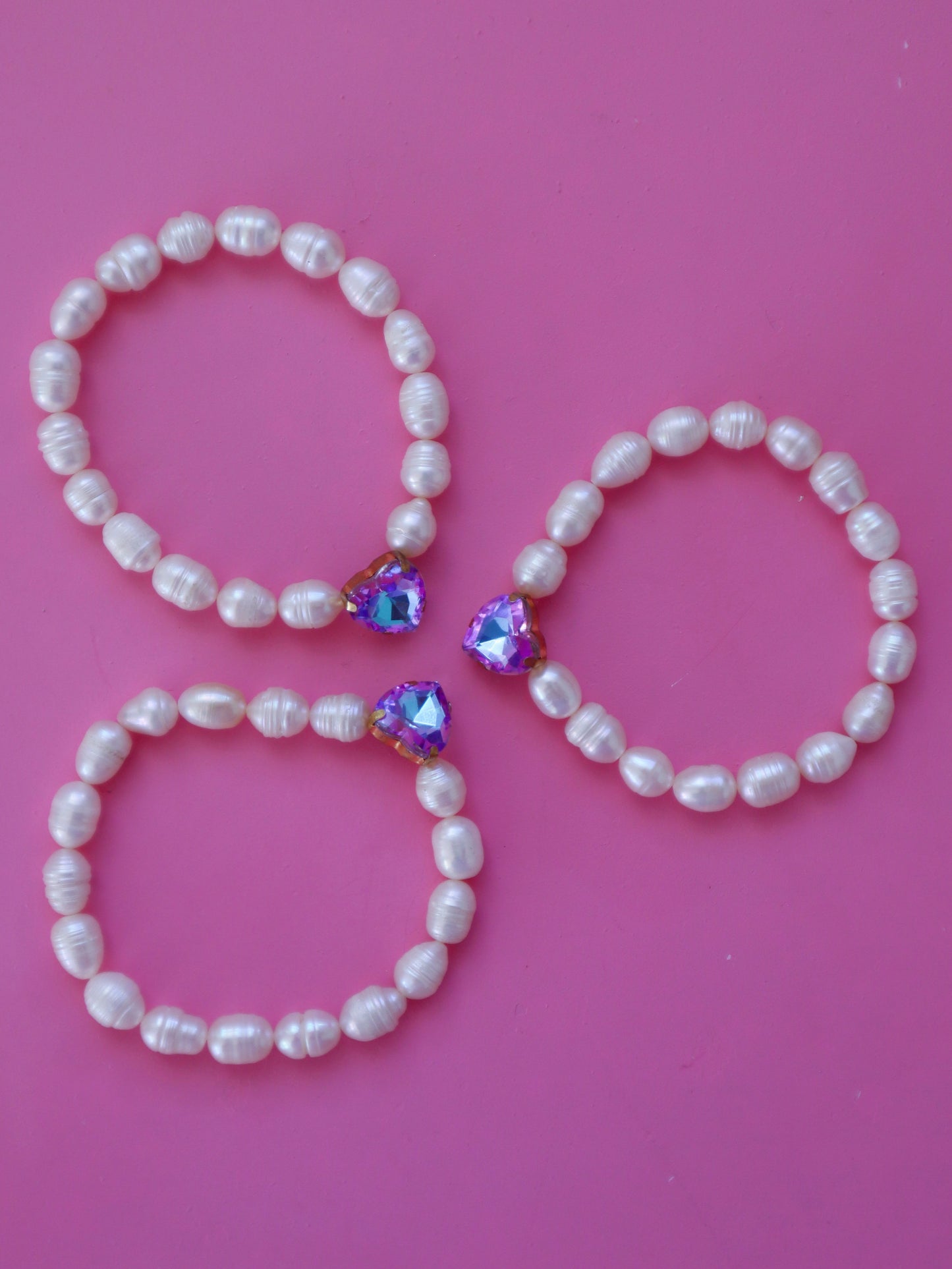 Brillo Heart Bracelets