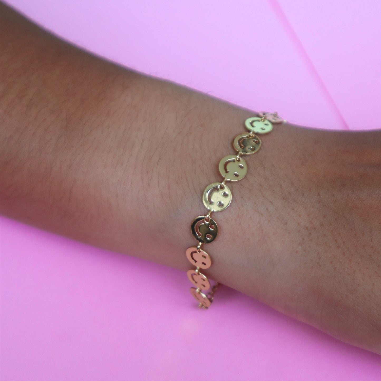 Happy face bracelet